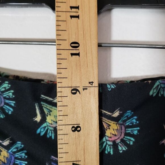 Running Bare Boho Print Patchwork Active Yoga Gym Leggings Size 6/8 - Picture 4 of 7